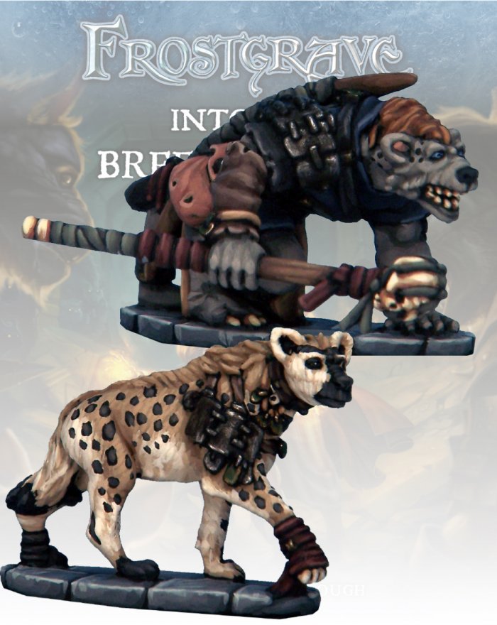 Frostgrave - Gnoll Tracker & War Hyena