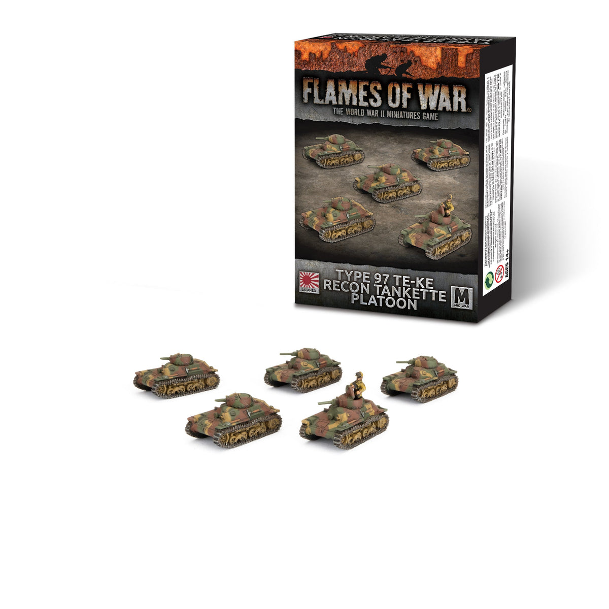 Flames Of War - Japanese: Type 97 Te-Ke Recon Tankette Platoon