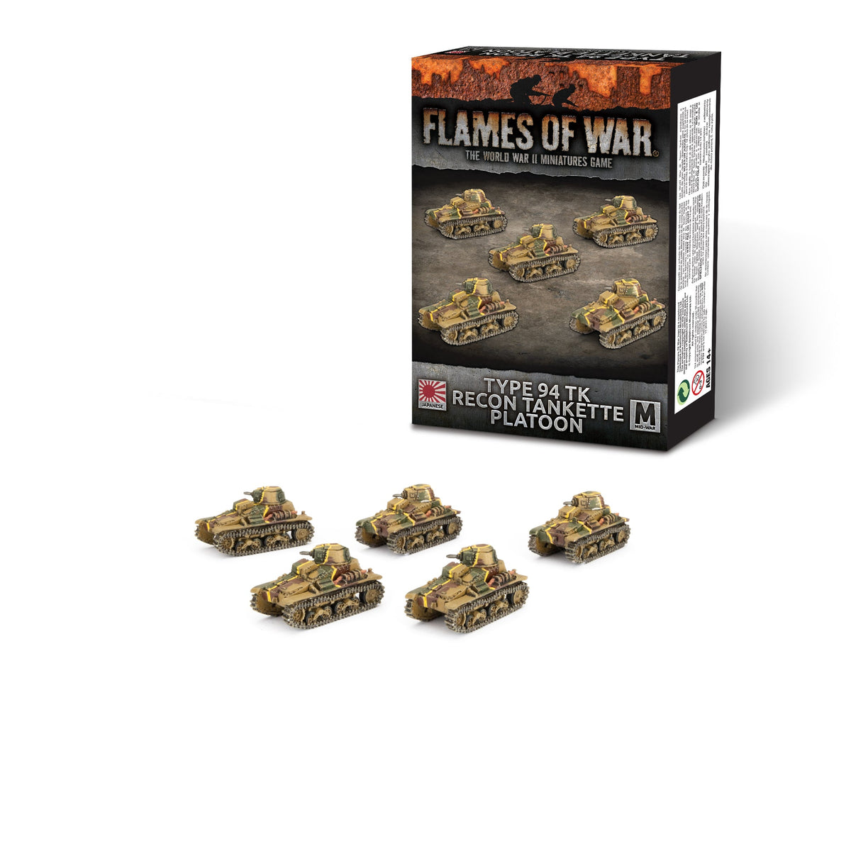 Flames Of War - Japanese: Type 94 TK Recon Tankette Platoon