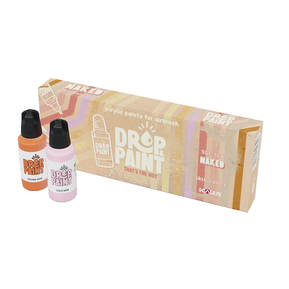 Scale 75 - Drop and Paints - Naked Paint Set