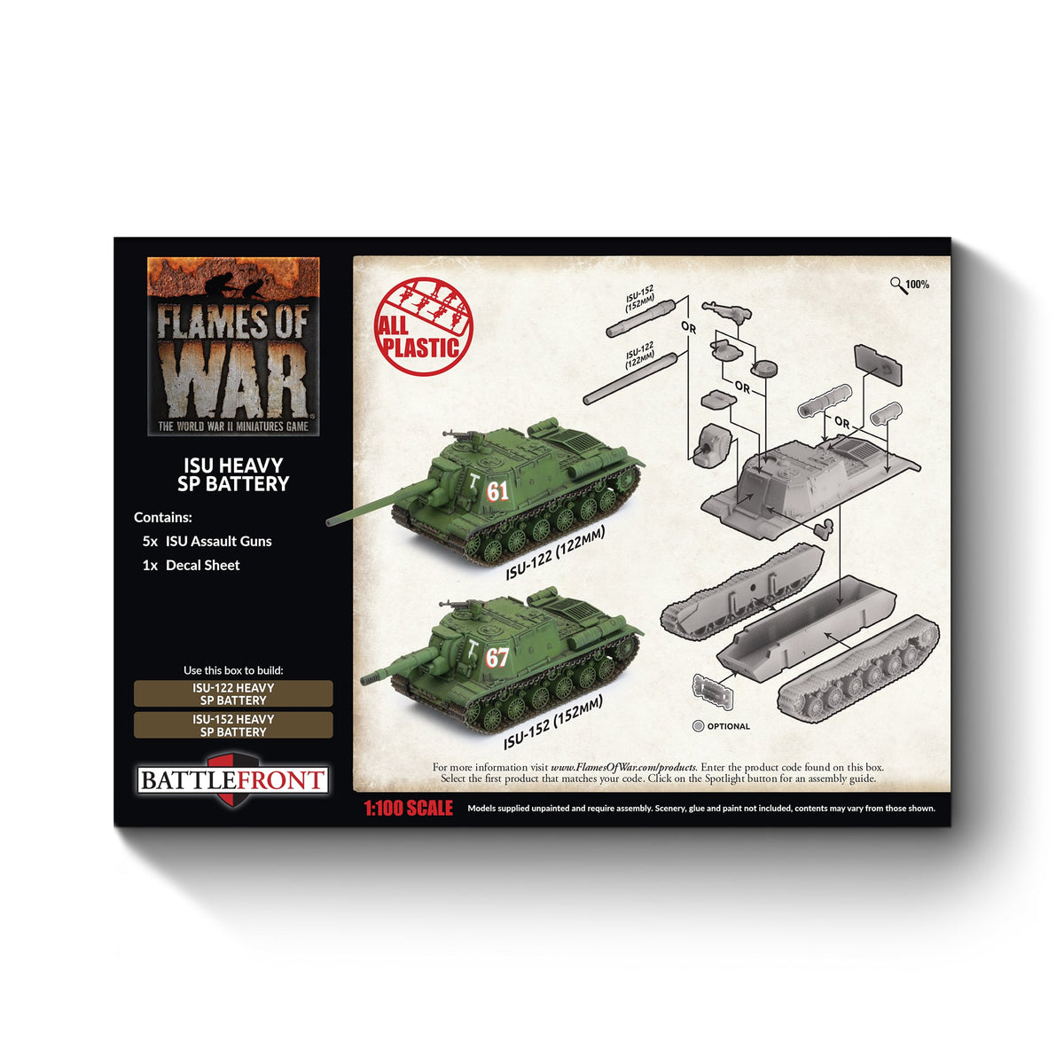 Flames Of War - Soviet: ISU Heavy SP Battery
