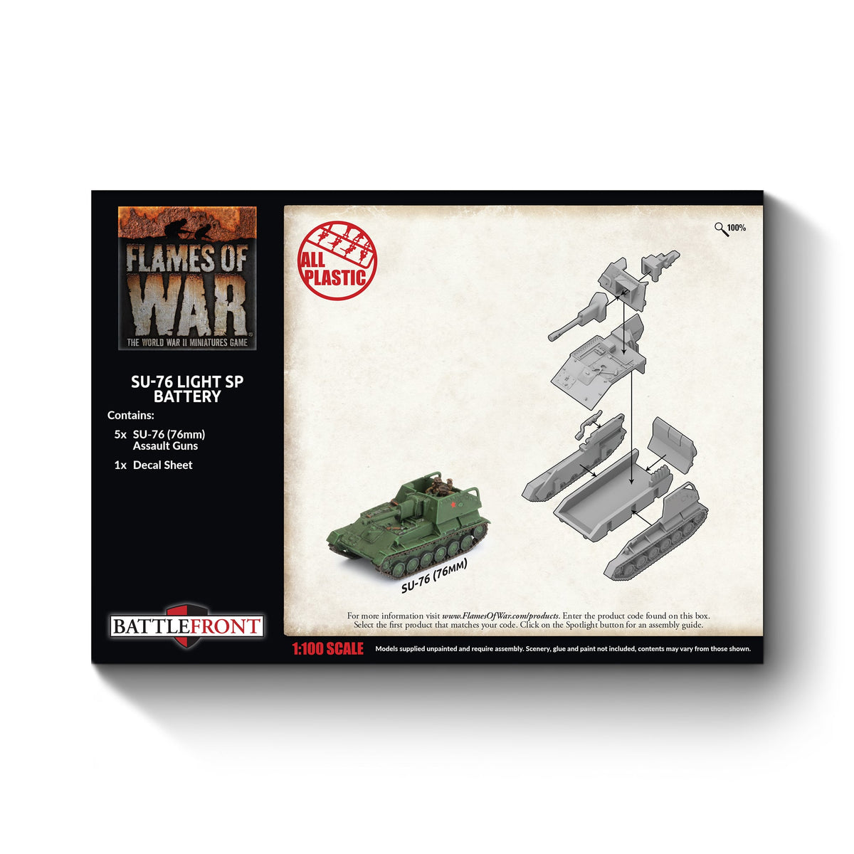 Flames Of War - Soviet: SU-76 Light SP Battery