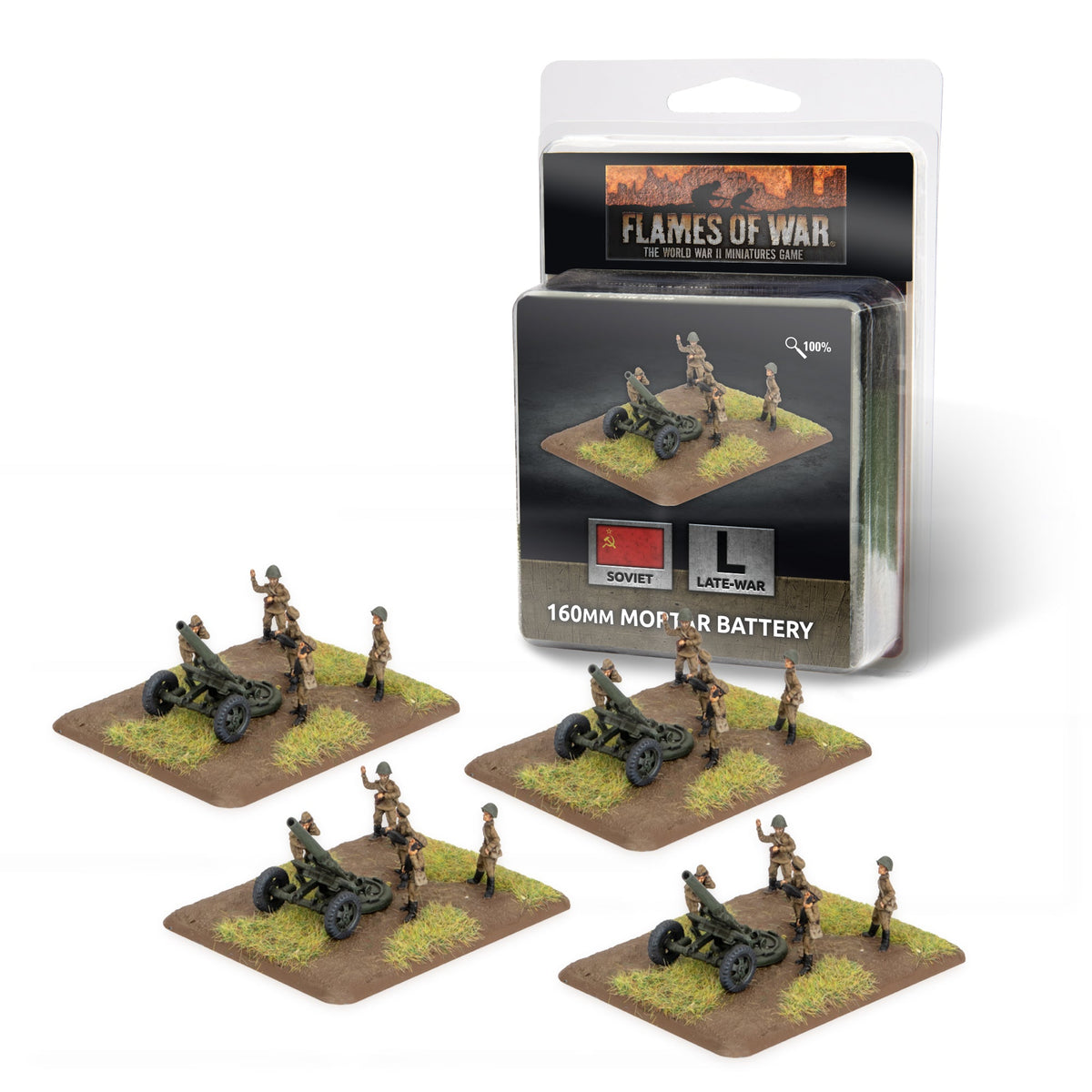 Flames Of War - Soviet: 160mm Mortar Battery