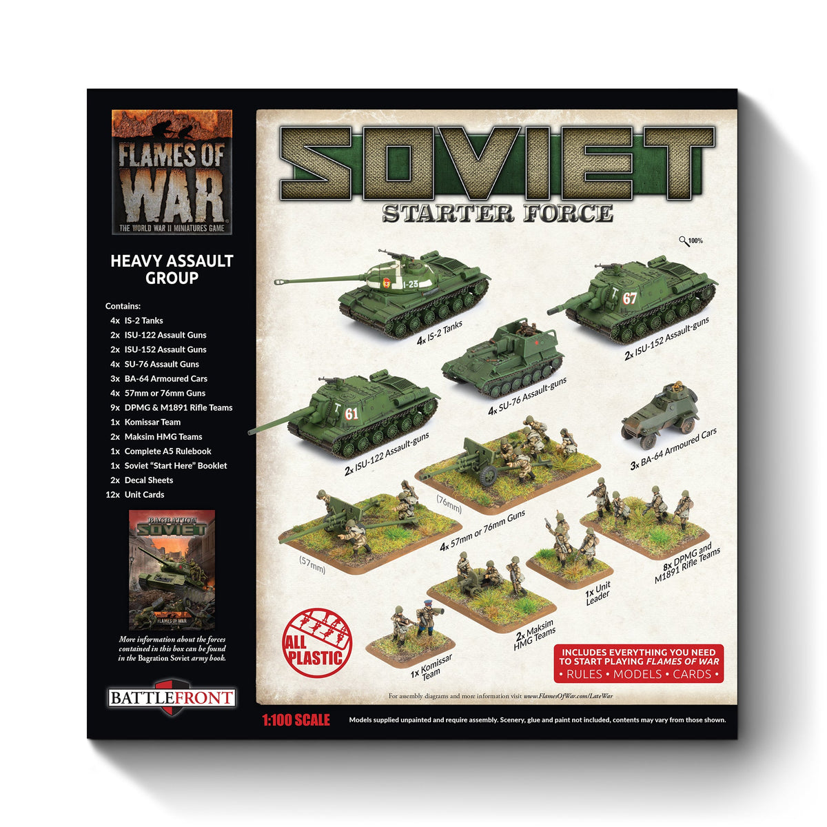 Flames Of War - Soviet Starter Force: Heavy Assault Group