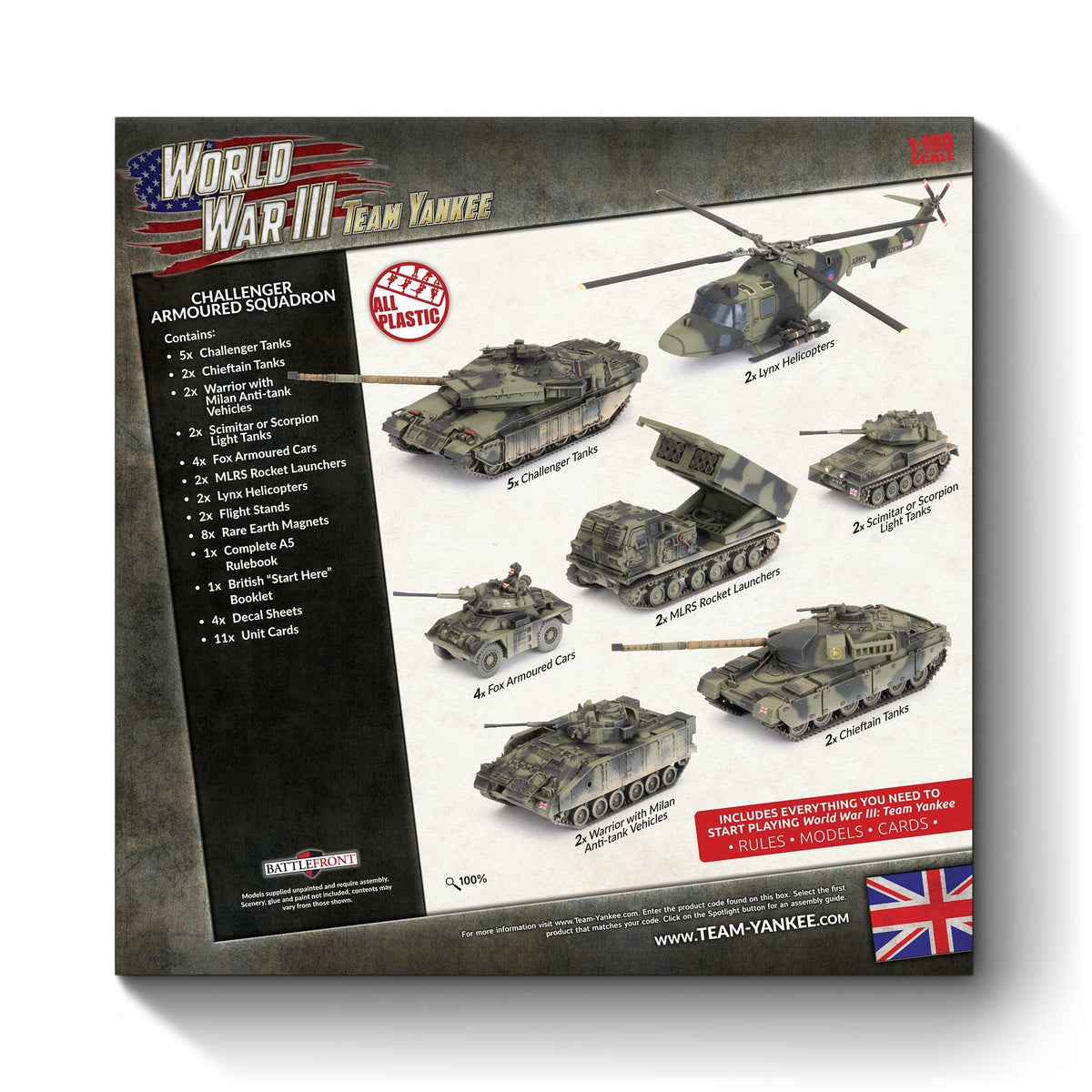 World War III - British Starter Force: Challenger Armoured Squadron