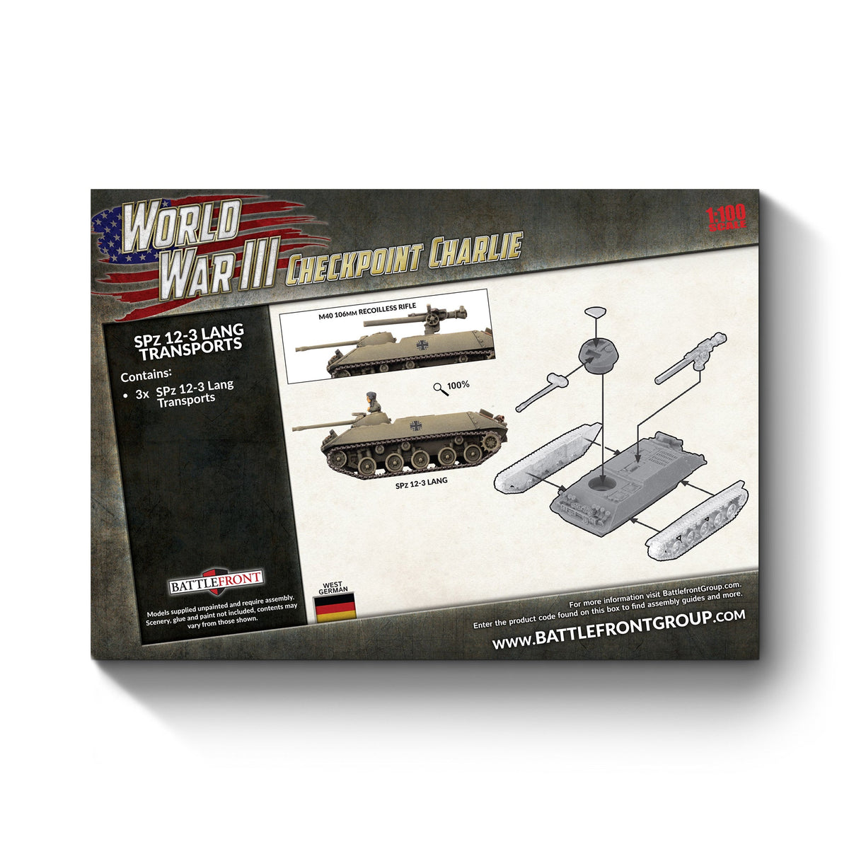 World War III - West German: SPz 12-3 Lang Transports