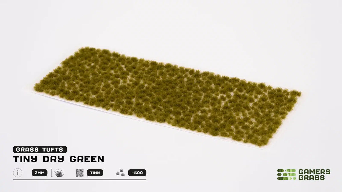 Gamers Grass - Tiny Dry Green (2mm)