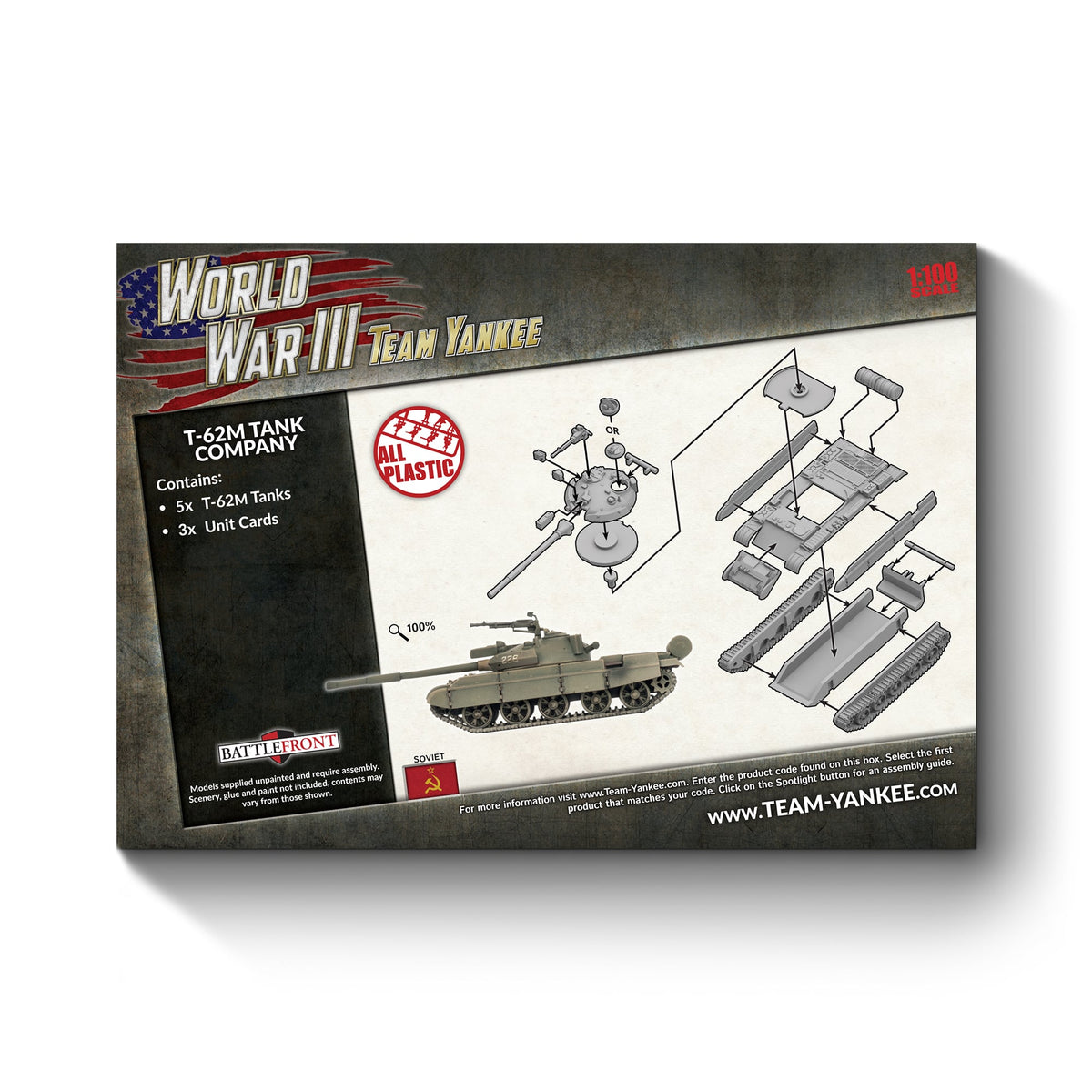 World War III - Soviet: T-62M Tank Company