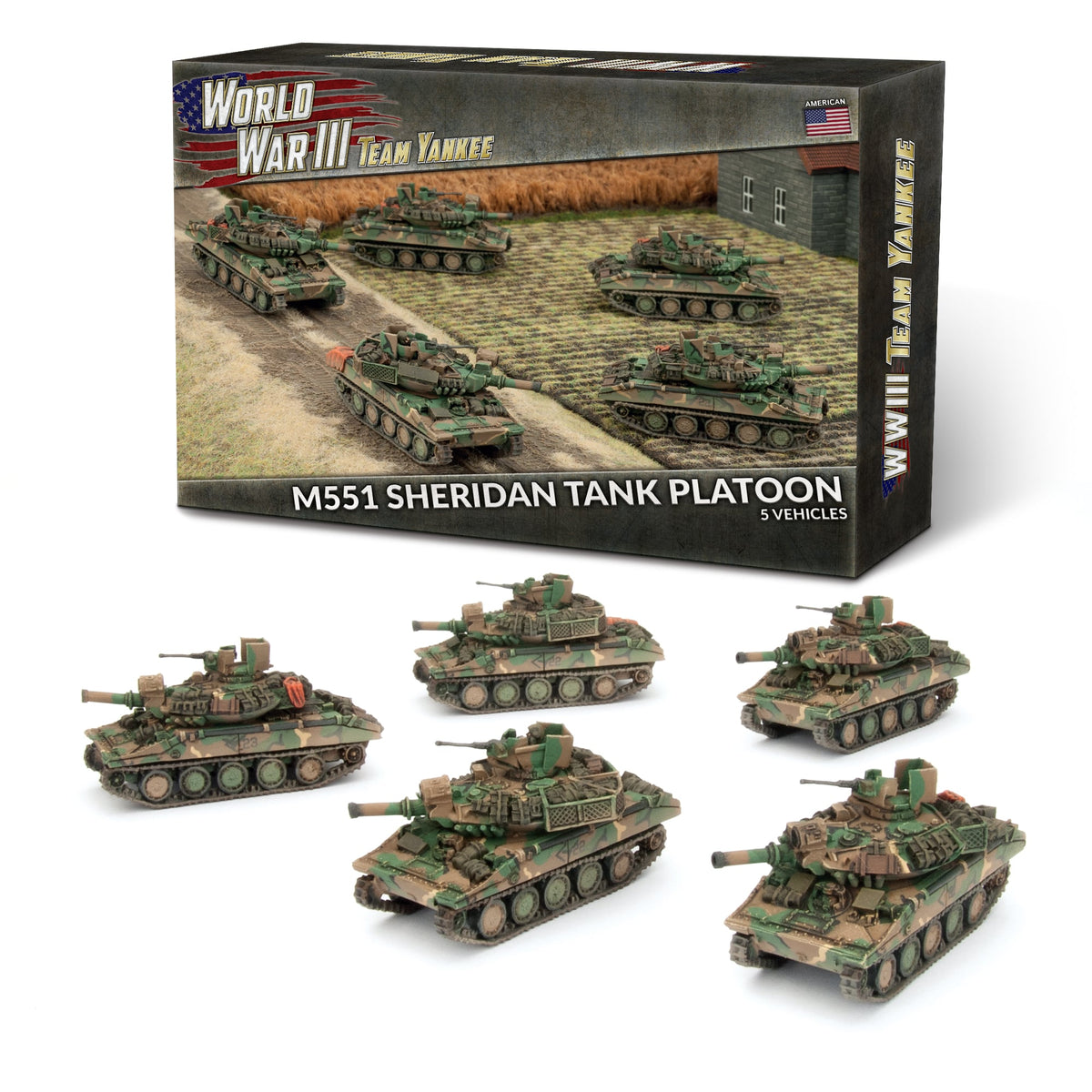 World War III - American: M551 Sheridan Tank Platoon