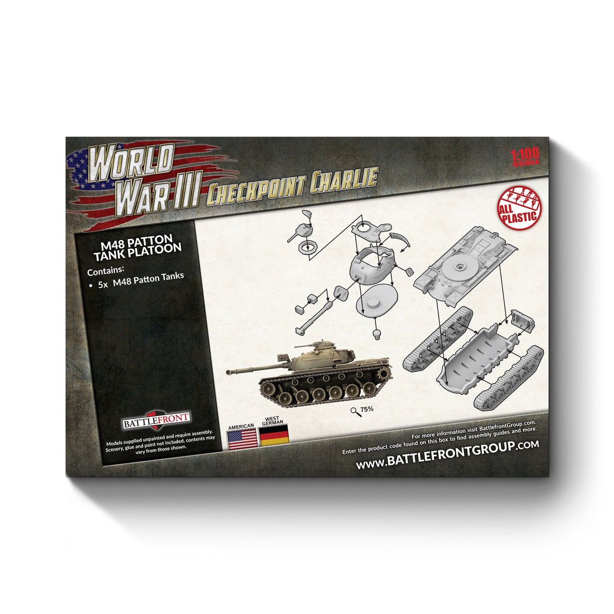 World War III - American: M48 Patton Tank Platoon