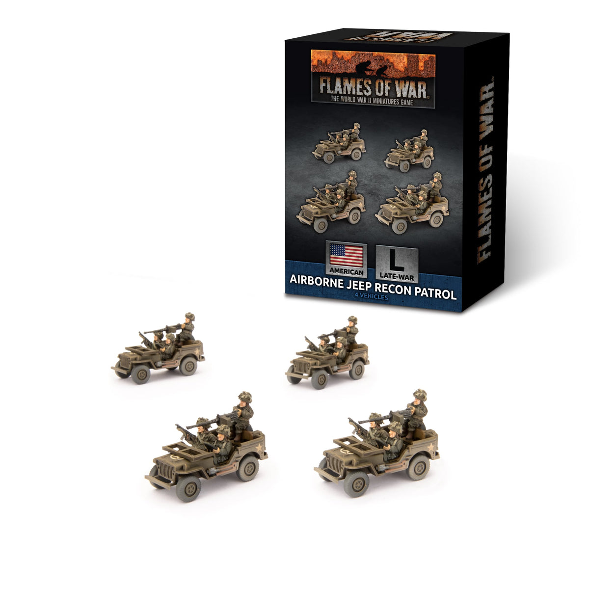 Flames Of War - American: Airborne Jeep Recon Patrol