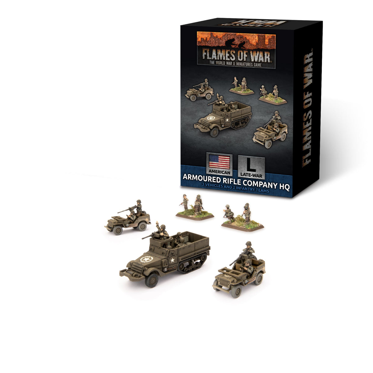 Flames Of War - American: Armoured Rifle Company HQ