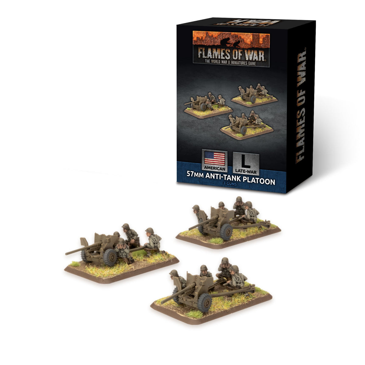 Flames Of War - American: 57mm Anti-tank Platoon