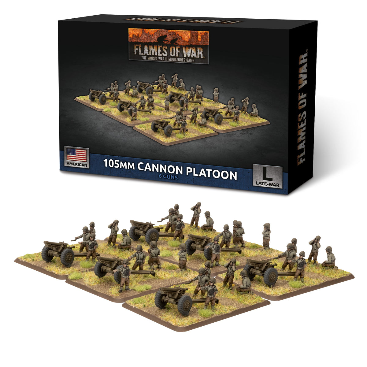 Flames Of War - American: 105mm Cannon Platoon
