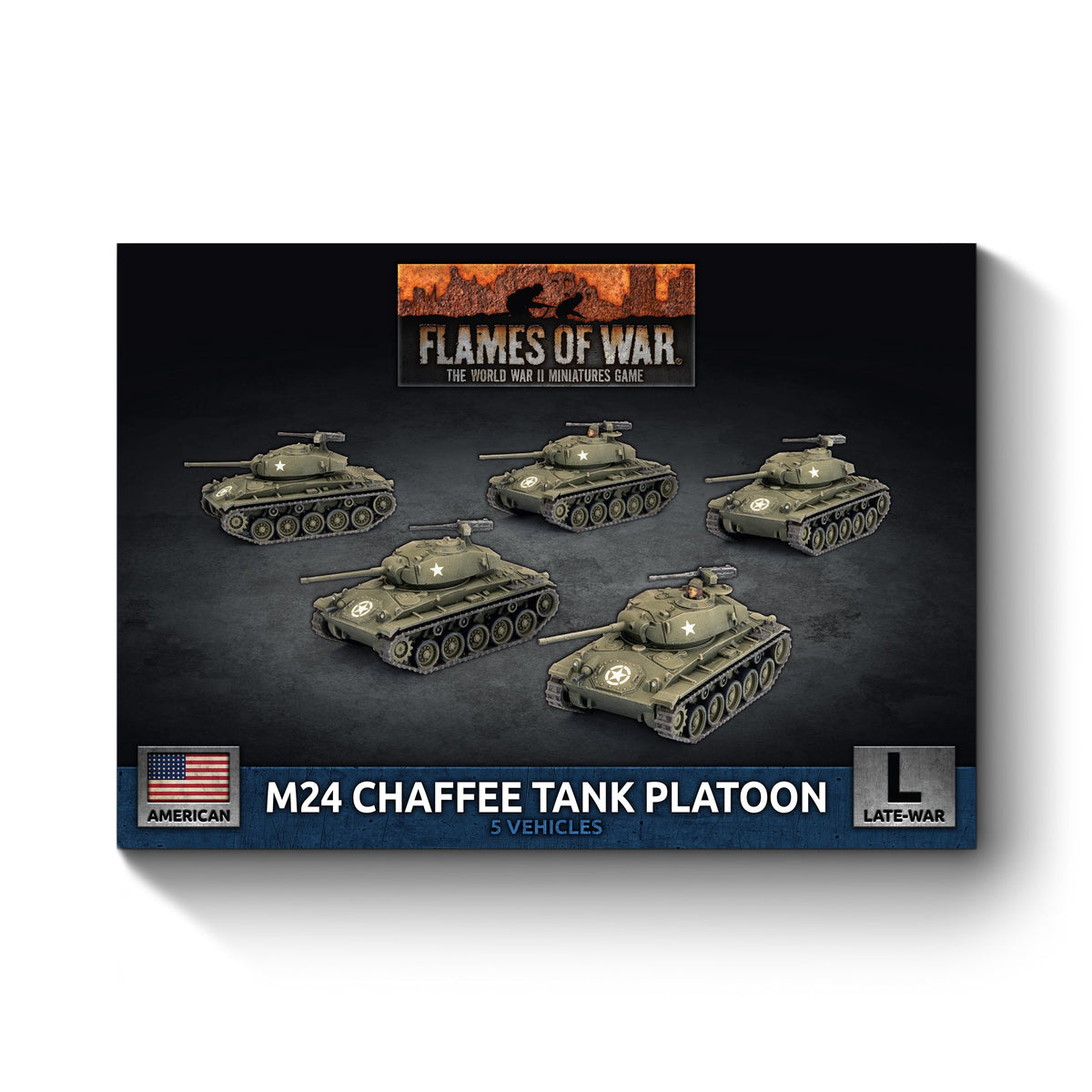 Flames Of War - American: M24 Chaffee Tank Platoon