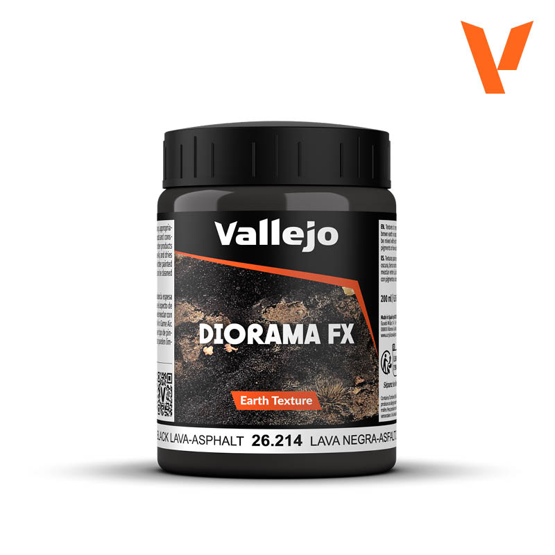 Vallejo - Diorama FX: Black Lava-Asphalt