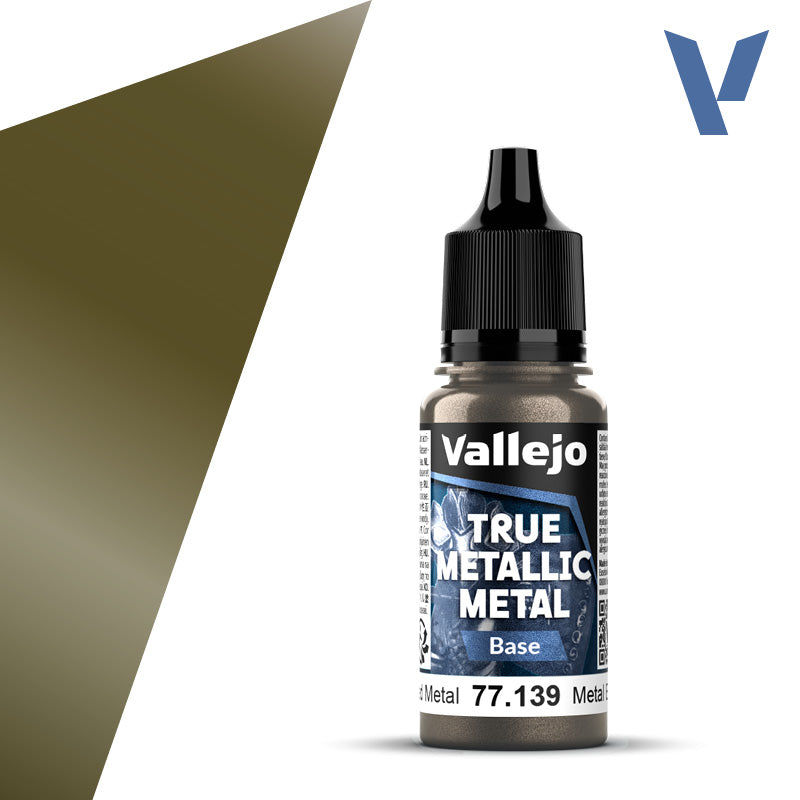 Vallejo - True Metallic Metal: Base - Aged Metal