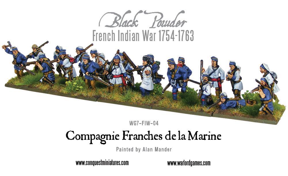 Black Powder - French Indian War: Compagnie de la Marine