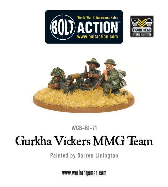 Bolt Action - Gurkha Vickers MMG Team