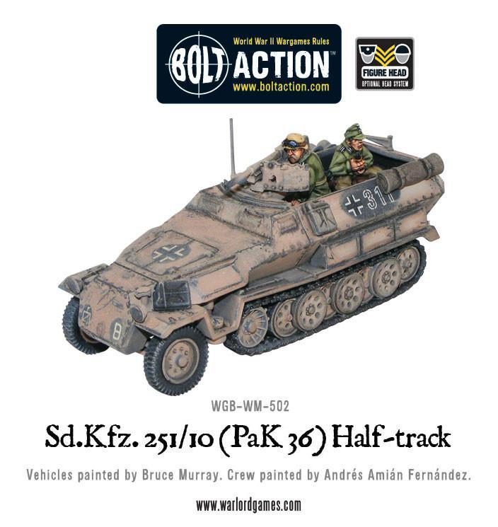 Bolt Action - Sd.Kfz 251/10 (PaK 36) Half-Track