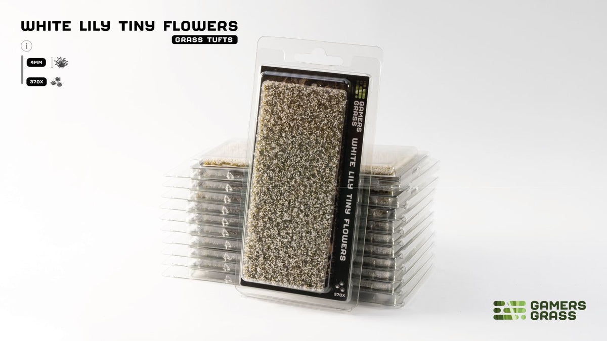 Gamers Grass - White Lily Tiny Flowers