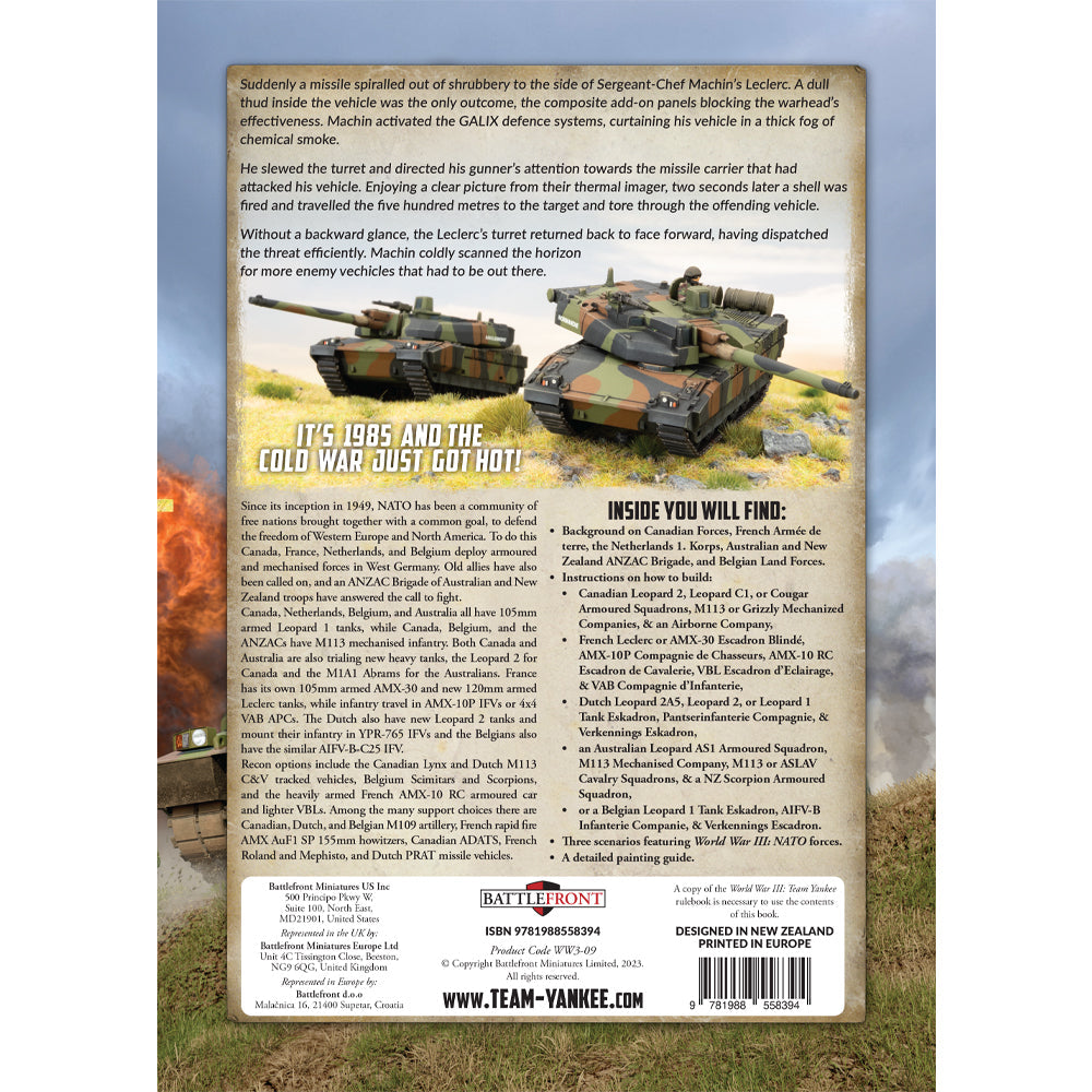 World War III - Team Yankee NATO Forces Book