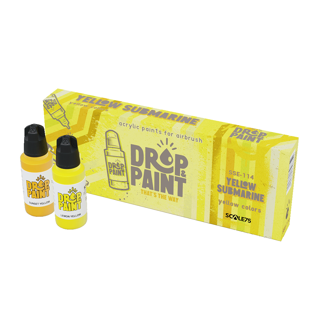 Scale 75 - Drop and Paints - Yellow Submarine Paint Set