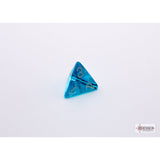CHX 30063 Translucent Tropical Blue/white Polyhedral 7-Dice Set (with bonus die)