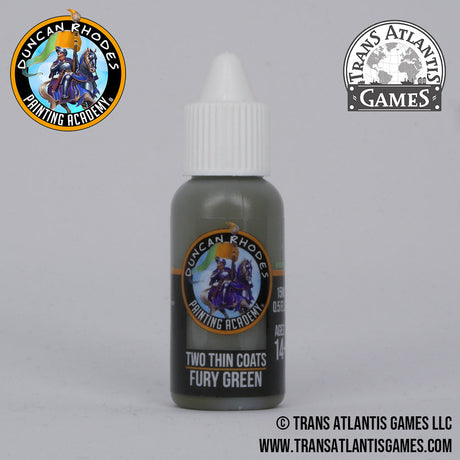 Two Thin Coats - Fury Green 15ml
