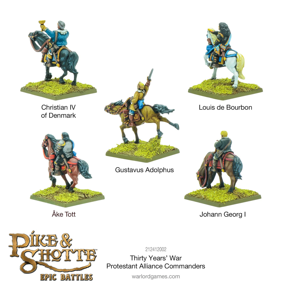 Epic Battles: Pike & Shotte - Thirty Years War Protestant Alliance Commanders
