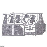 Dungeons & Lasers: Half-Height Walls - Spider Nest: Unpainted