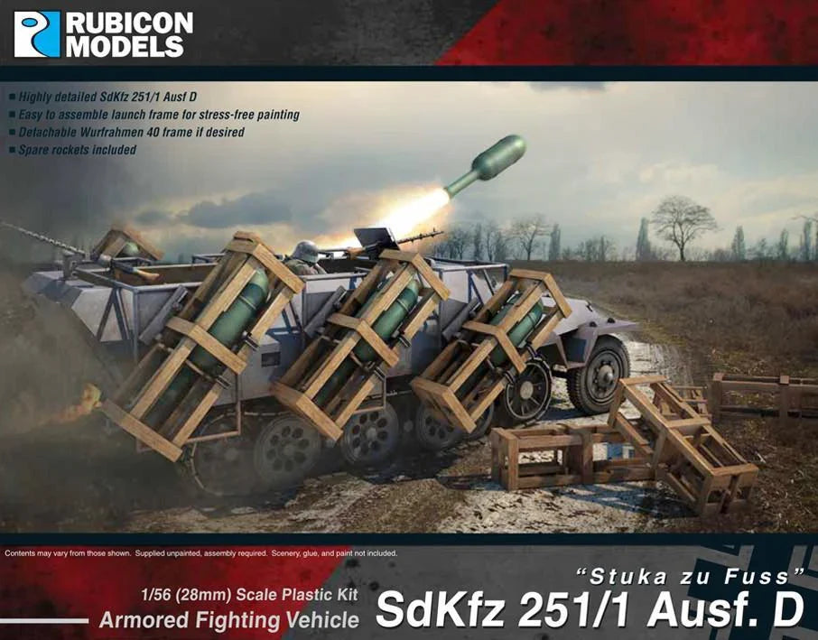 Rubicon Miniatures - SdKfz 251/1 Ausf. D Stuka zu Fuss