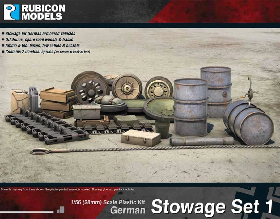 Rubicon Miniatures - German Stowage Set 1