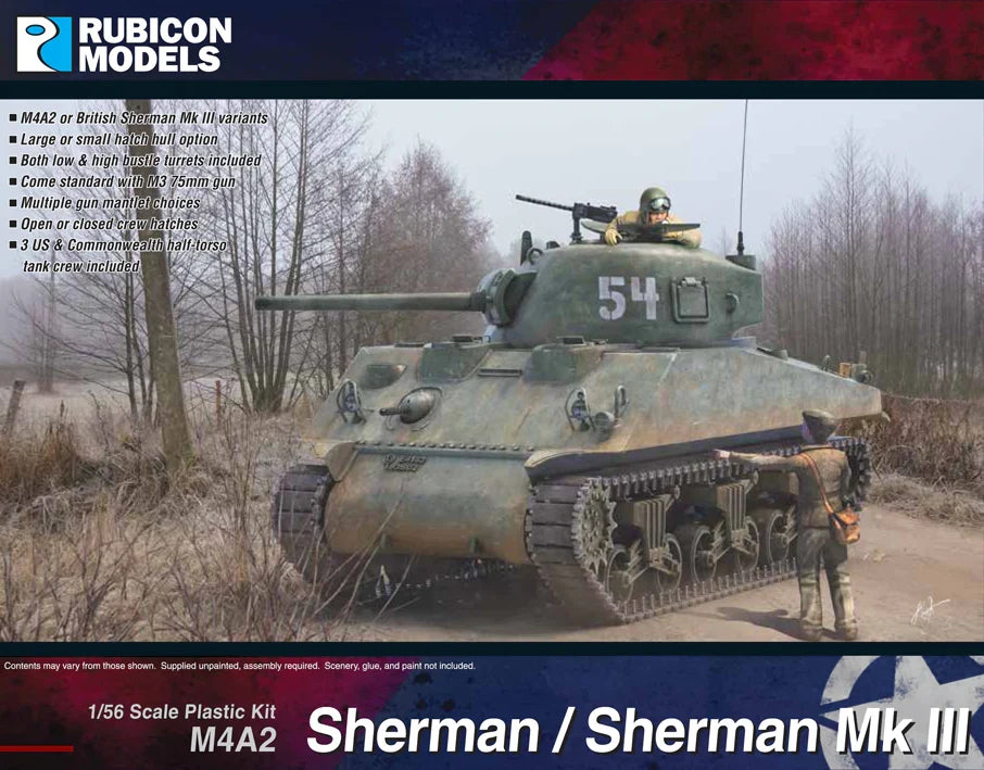 Rubicon Miniatures - M4A2 Sherman / Sherman Mk III