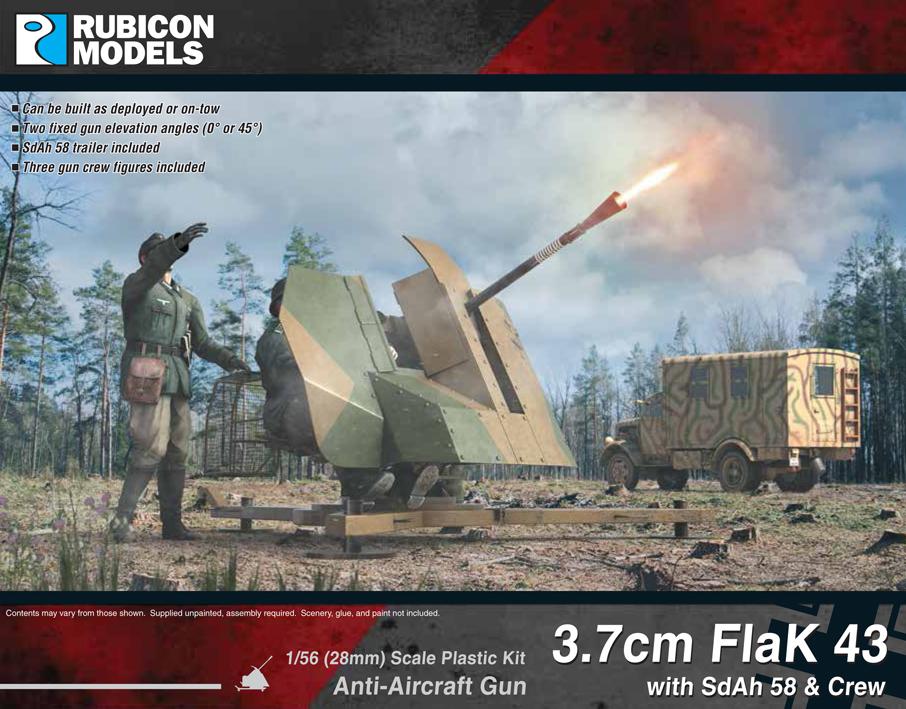 Rubicon Miniatures - 3.7cm FlaK 43