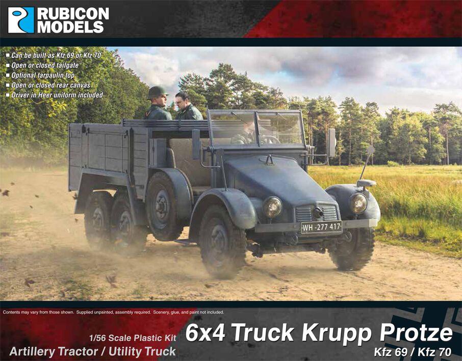 Rubicon Miniatures - 6x4 Truck Krupp Protze
