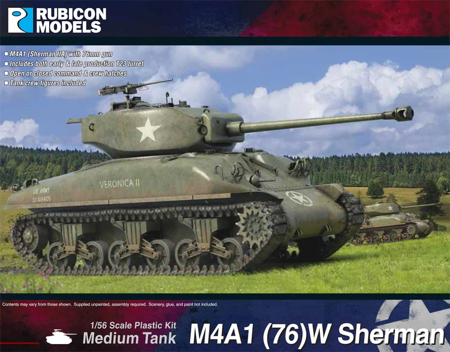 Rubicon Miniatures - M4A1 (76)W Sherman
