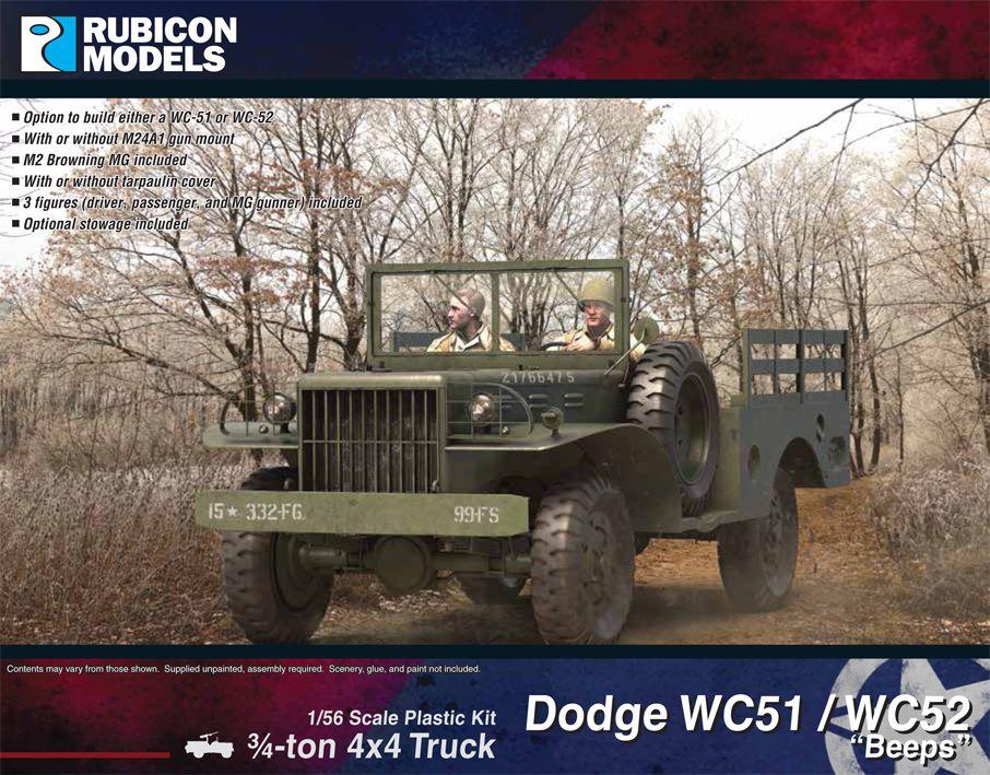 Rubicon Miniatures - Dodge WC51 / WC52 Beeps
