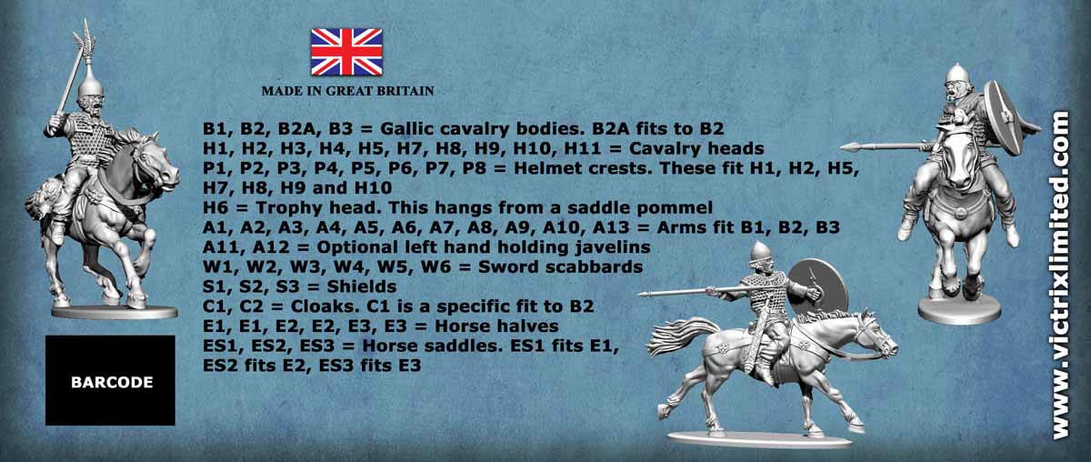 Victrix Miniatures - Ancient Gallic Cavalry