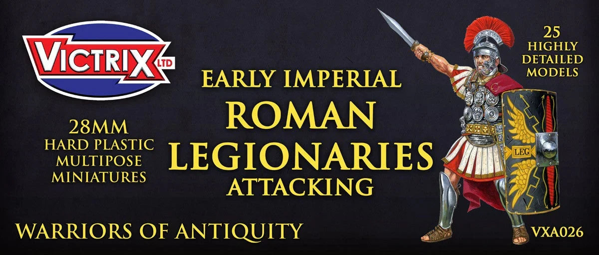 Victrix Miniatures - Early Imperial Roman Legionaries Attacking