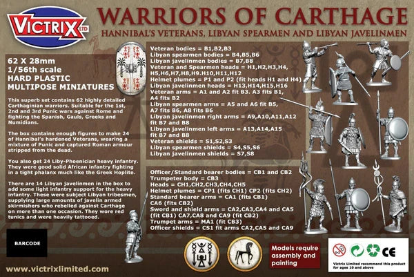 Victrix Miniatures - Warriors of Carthage