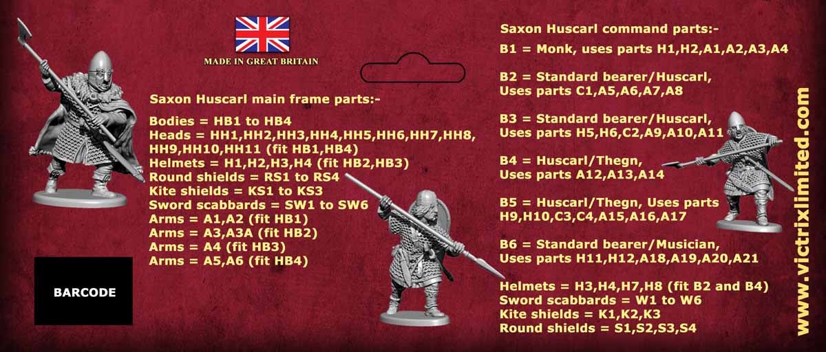 Victrix Miniatures - Late Saxons/Anglo Danish Huscarls
