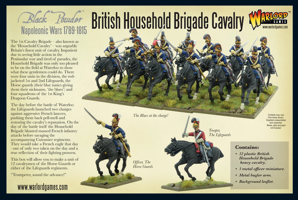 Black Powder - Napoleonic Wars: British Household Brigade Cavalry