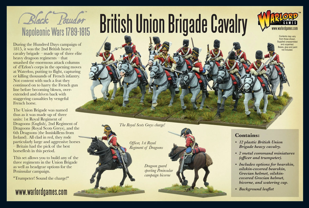 Black Powder - Napoleonic Wars: British Union Brigade Cavalry