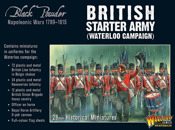 Black Powder - Napoleonic Wars: British Starter Army (Waterloo Campaign)