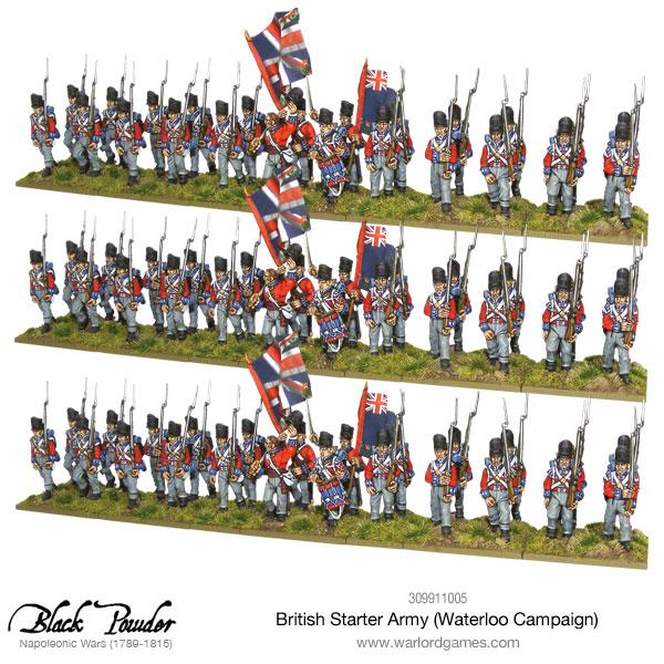 Black Powder - Napoleonic Wars: British Starter Army (Waterloo Campaign)