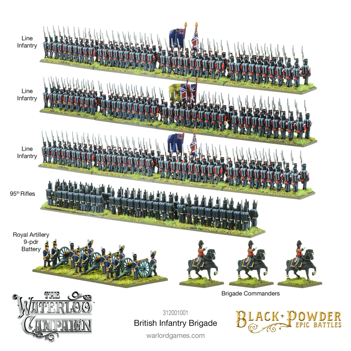 Epic Battles: Waterloo - British Infantry Brigade
