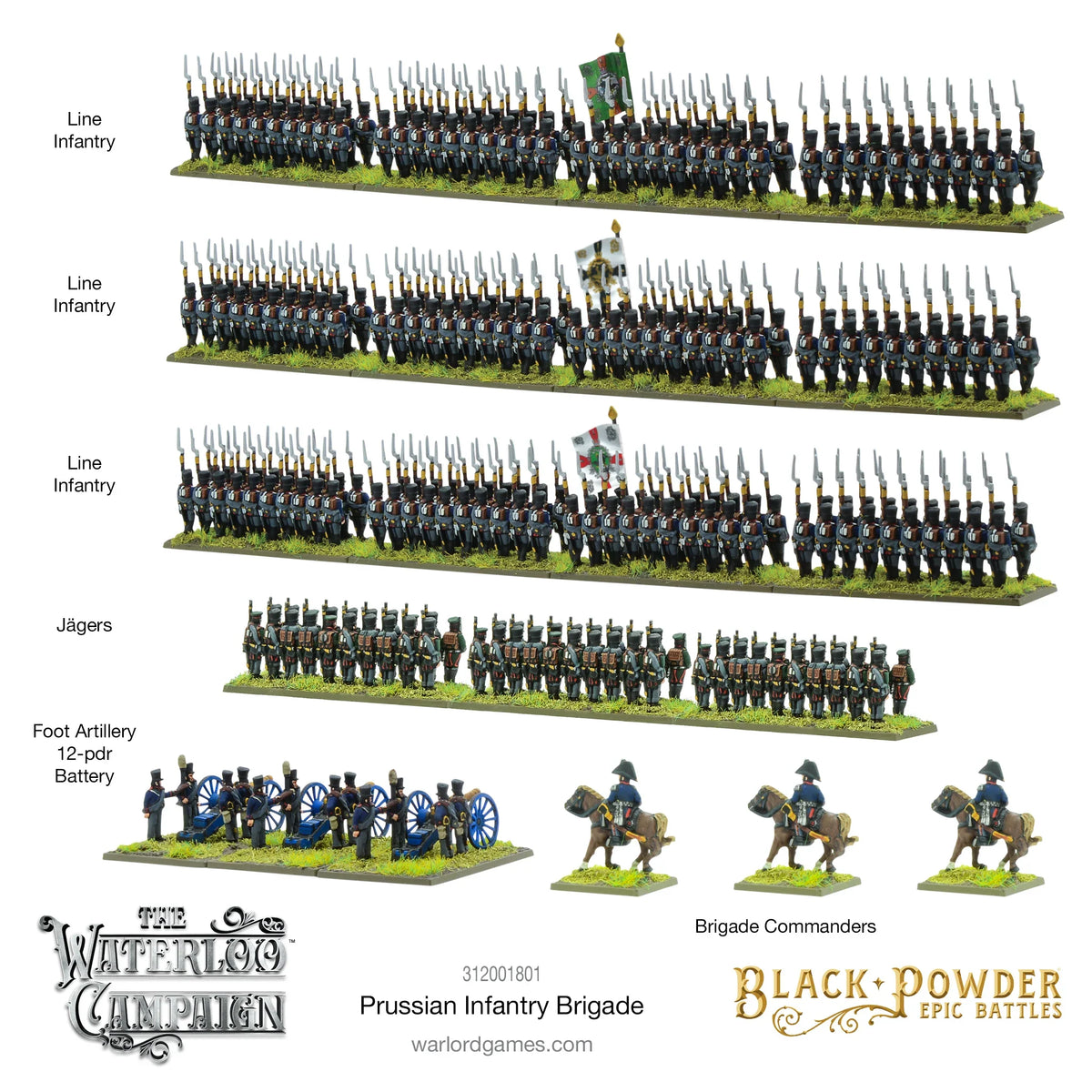 Epic Battles: Waterloo - Prussian Infantry Brigade