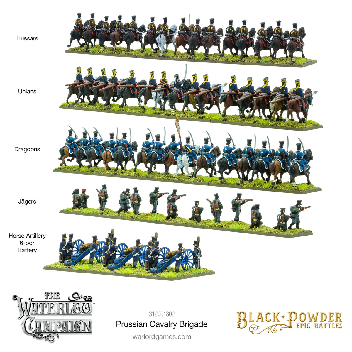 Epic Battles: Waterloo - Prussian Cavalry Brigade