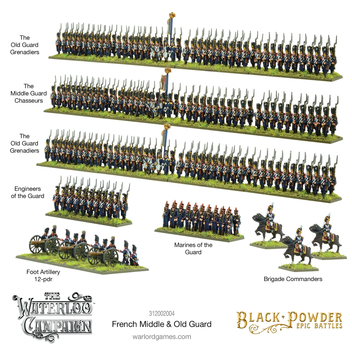 Epic Battles: Waterloo - French Middle & Old Guard